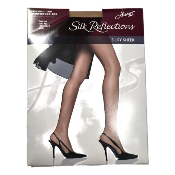 Hanes Accessories - Hanes Silk Reflections Pantyhose Style 718 Size AB